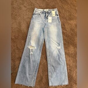 Vervet Olivia Wide Leg Distressed jeans